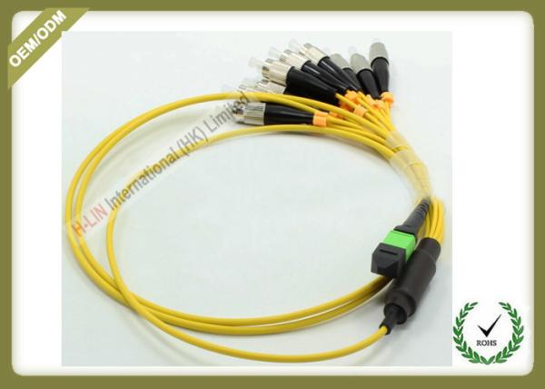 Low Insertion Loss Fiber Optic Patch Cord LSZH / OFNP Jacket For Servo System