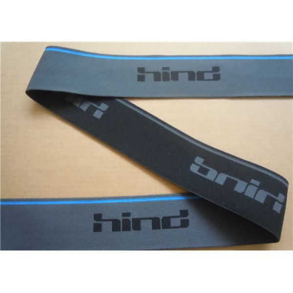 Эластичные резиновые ленты сверхмощного Waistband жаккарда эластичного широкие изготовленные на заказ