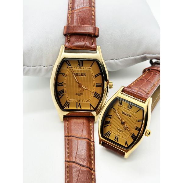 Женщины и мужчины Стильные часы для пары Роскошные модные кварцевые часы