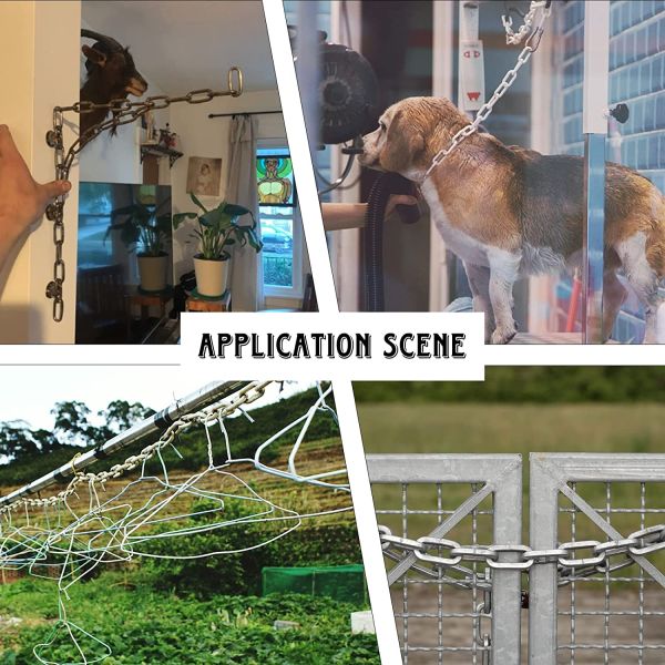 Прочный G30 Электро-Гальванизированная сварная цепь DIN5685c Длинная цепь DIN5685A Стандарт