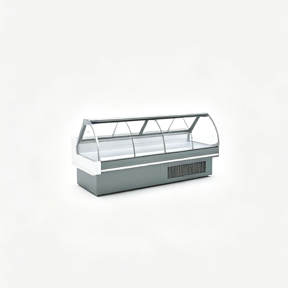 Curved Glass Deli Display Chiller