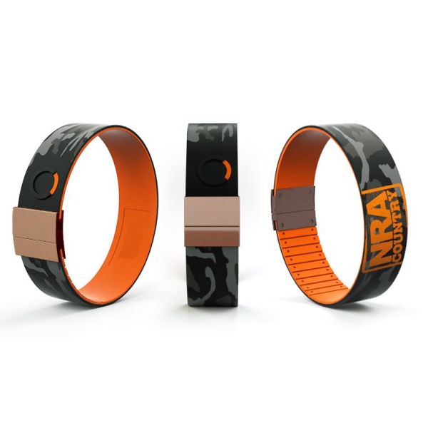 El silicón de encargo de moda 316L se divierte la pulsera de la energía