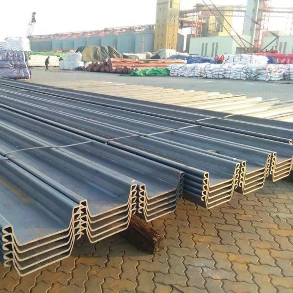 China high quality U-type sheet piling hot rolled LARSSEN steel piles