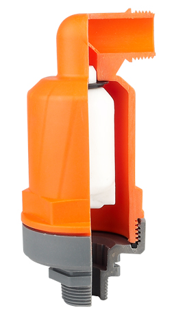 Kinetic Airvent and Vacuum Relief Air Release Valve Accessory for Sprinkler Irrigation