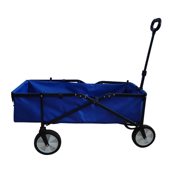 Steel Frame Folding Beach Wagon Collapsible Festival Trolley Camping Utillty 600D