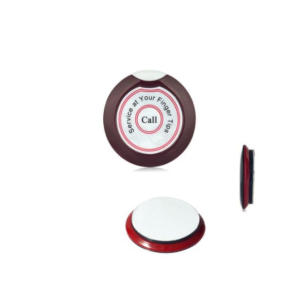 Long range one key family waterproof wireless pager system super thin UFO call button