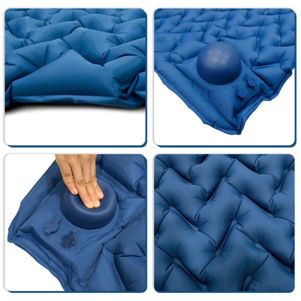 75D Polyester 2.16inch Inflatable Sleeping Pad