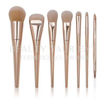 Unique  Color Ladies Make Up Brushes PBT Hair  7pcs Brush Set Skin Friendly