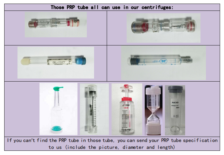 PRP Centrifuge Machine with 5000rpm Max Speed 3555xg RCF and LCD Display for Laboratory Use