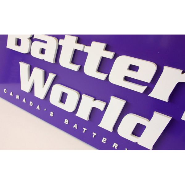 Rectangle Waterproof PVC Sign Board Shop Display Advertising Heat Preservation