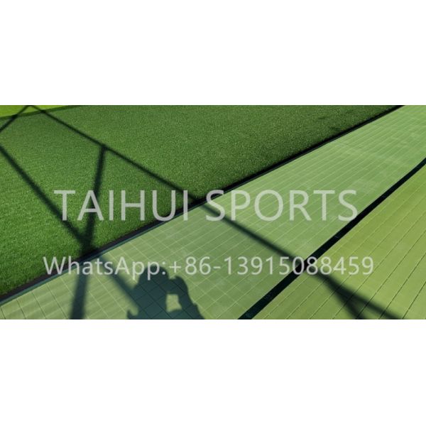 16800 Densidad Césped artificial ecológico fácil de instalar Césped al aire libre de 30 mm 50 mm para necesidades deportivas