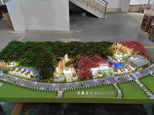 1:100 Architecture Model University Campus Model Highly Detailed