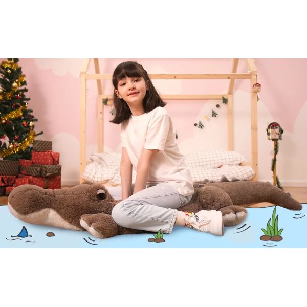 Factory Wholesale Price Giant Large Soft Stuffed Animal Plush Alligator Crocodile Toys for Kids Boys Girls Party Gifts