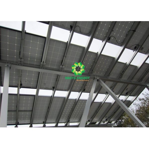 Lightweight Solar PV Mounting Systems Anodized Aluminum 6005-T5 Material