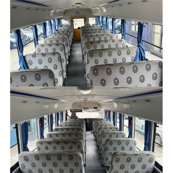 YuTong 46 assentos autocarro escolar renovado transmissão manual amarelo