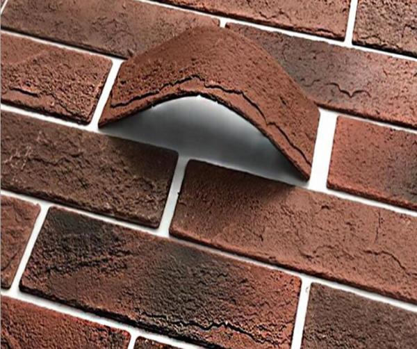 2mm Thickness 2.625 In X 9.375 In Clay Brick Veneer Customized