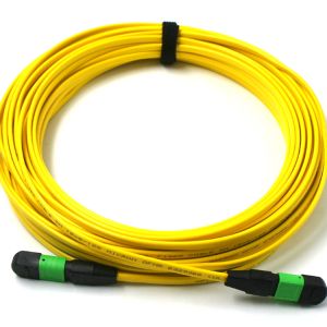 Single Mode G657A 24F MPO Trunk Cable MTP Fiber Optic Patch Cable Type A / Type B / Type C