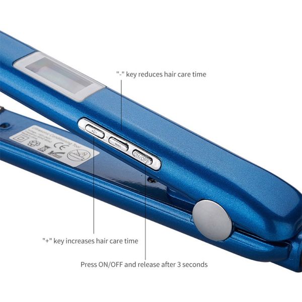 Le fer infrarouge ultrasonique de soins capillaires de machine de beauté de maison d'appareil de chauffage de ptc récupèrent les cheveux endommagés