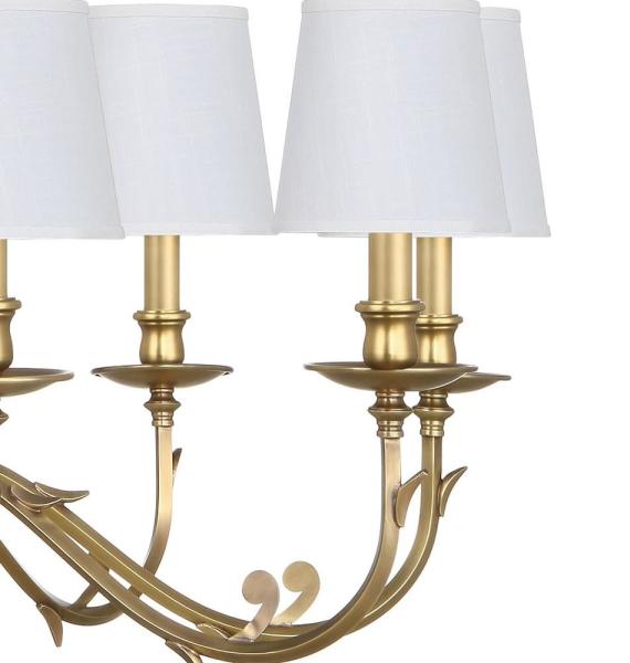 Rustic copper chandeliers 8 Lights with lampshade Project Lighting (WH-PC-11)