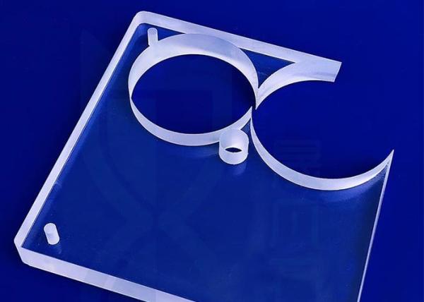 Heat Resistant Cnc Optical Polished Quartz Glass Plate