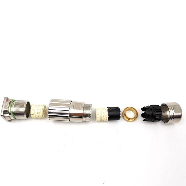 9M23 Heavy-Duty Servo Motor Connector Aviation Plug with 1000V Voltage Rating and Male/Female Square Base