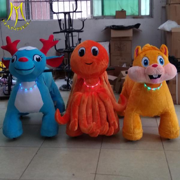 Hansel indoor amusement park rides from china and horse scooter for adults with electric animal electric ride