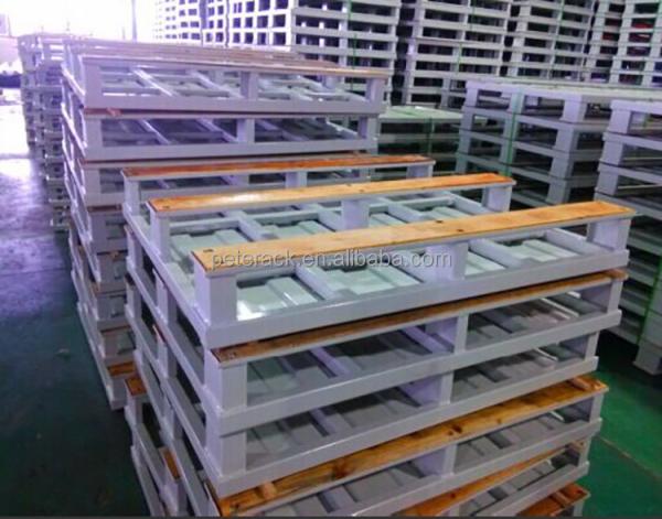 Stackable Steel Pallets 1 Layer Plate Type Storage Racking Accessories