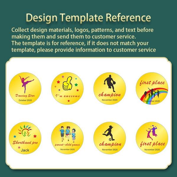 Custom Sports Medals 20-80mm Gold Plated Zinc Alloy