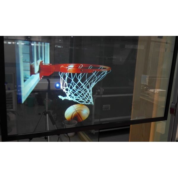 Фильм экрана собственной личности слипчивый прозрачный голографический для окна магазина