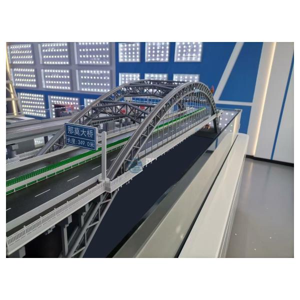1:100 Model Railway Suspension Bridge Simulation Building Model Railroad Bridges