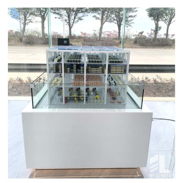 Industrial Building Model 1:120 Building Construction Model For Display Prototypes