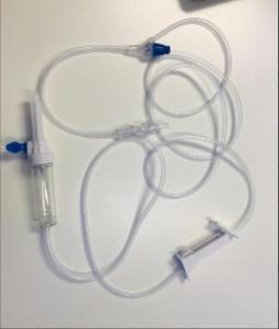 A transfusão descartável da infusão do regulador do fluxo da injeção de Y