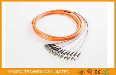 Manutenção programada 50/125um OS1 milímetro OM1 multimodo do milímetro da trança do pacote de fibra impermeável de FC/PC