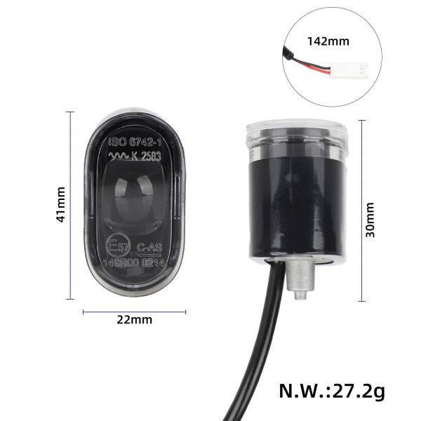 Original Design Electric Scooter Headlight With Line Highlight For Xiaomi 5Plus Scooter Accessories