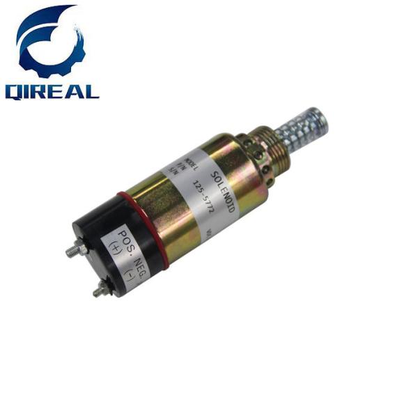 1255772 moteur 3114 3116 de  E332 d'Electrical Parts For d'excavatrice valve 24V 125-5772 d'arrêt de solénoïde d'arrêt de 3126 carburants
