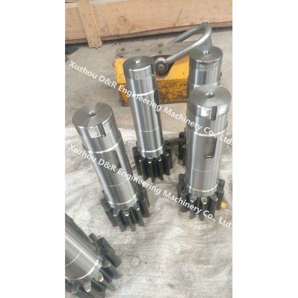 crane 1256 use gear shaft, used with slewing bearings, 40Cr gear shafts