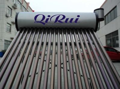 Assistant Tank Low Pressure Vacuum Tube Solar Water Heater with Direct Circulation Type