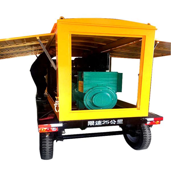 200KW Weichai Diesel Generator Set Trailer with Pure Copper Motor and Water Cooling System