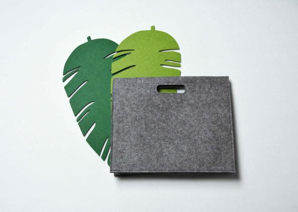 Customizable Felt Laptop Bag 12 Inch 13.3 Inch 14 Inch 15 Inch With Handle