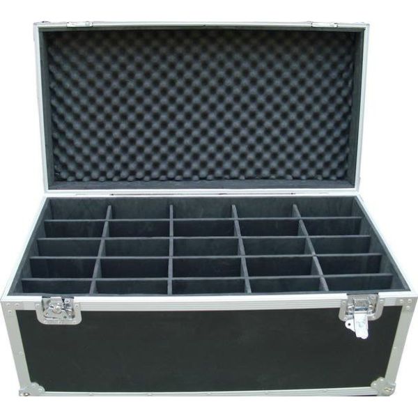 случай 530 x 680 x 1100 mm деревянный/пластичный шкафа 24U полета с чернотой