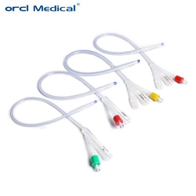 High Quality Medical Catheter Two Way Three Way Silicone Foley Catheter