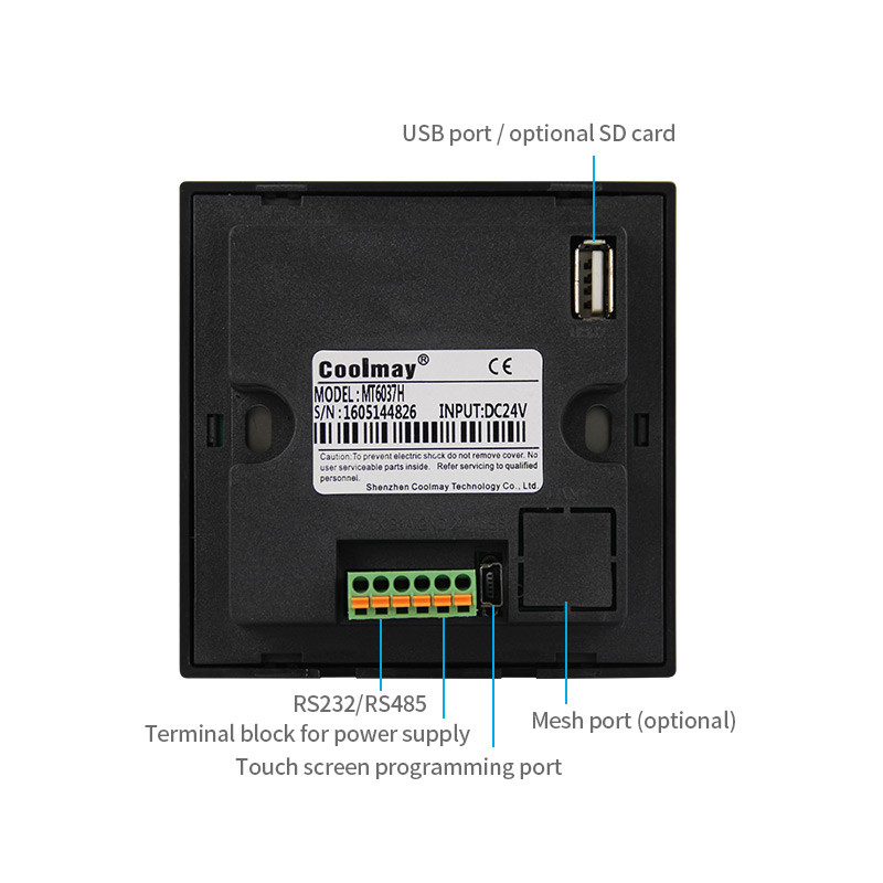 PLC 300cd/m2 сенсорной панели 65536 истинных цветов ВЗДРАГИВАЕТ система 5,0
