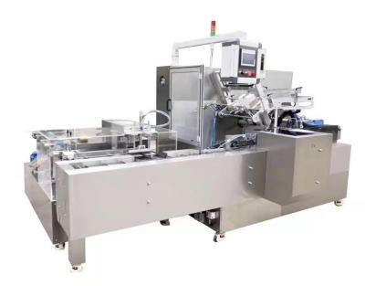 Luvas automáticas do tecido da máquina de embalagem da caixa da curvatura inferior que dobram a máquina