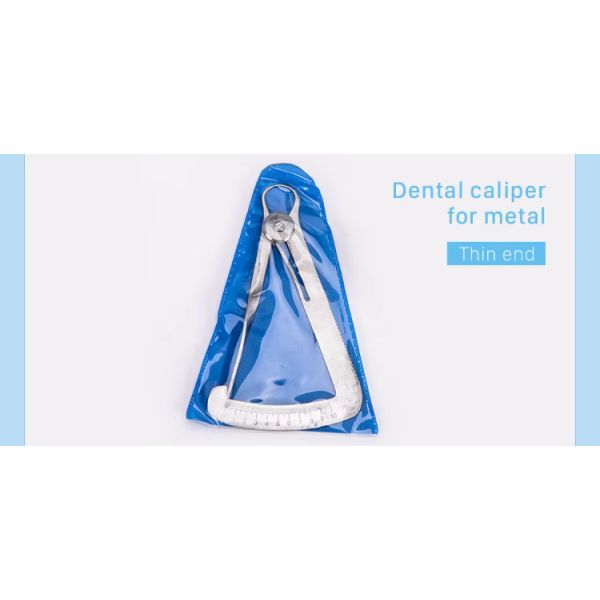 0-10мм Кронный пружинный калибр Нержавеющая сталь Зубные скобки Измерительный стальной линейка