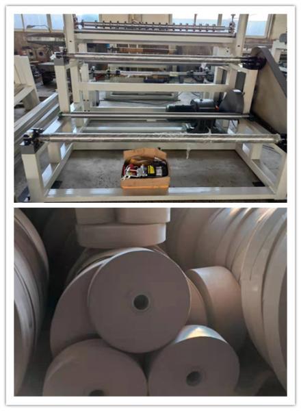1600A Jumbo Kraft Paper Roll Cutter Slitter Rewinder  Machine Pneumatic brake