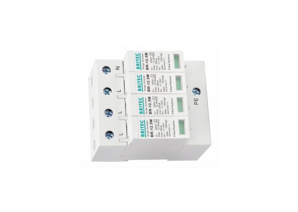 Tipo de Imax 50kA - 1 +2 proteção de relâmpago do protetor de impulso do agregado familiar de 320V 18mm 4P