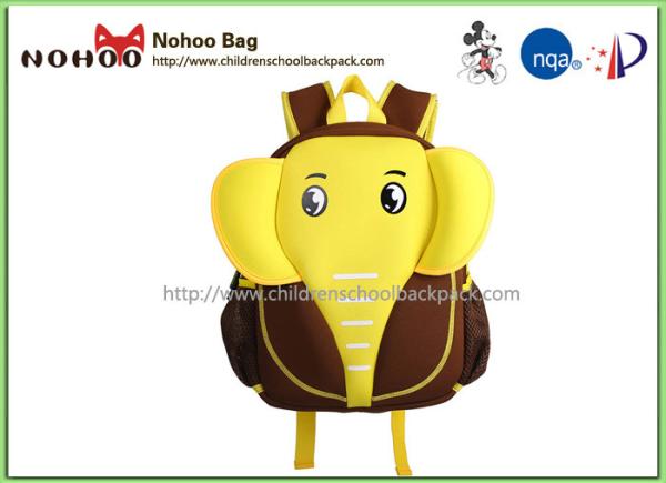 Fashion Toddler Boy Rucksack , Animal Backpacks For Kids Elephant Shape