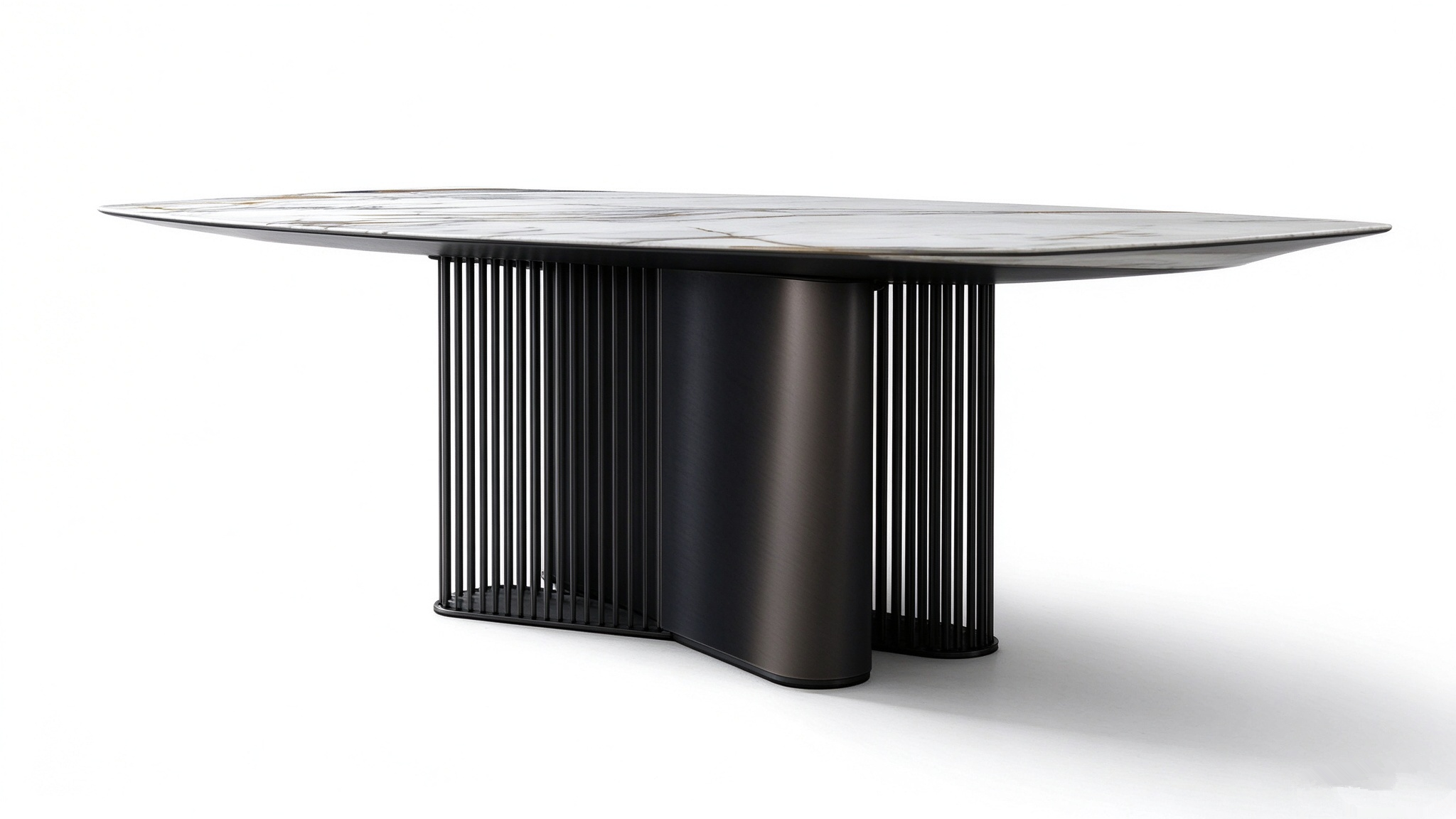 Light Luxury Dining Table and Chair Set Modern Luxury Rectangular Dining Table Set 4 Seater