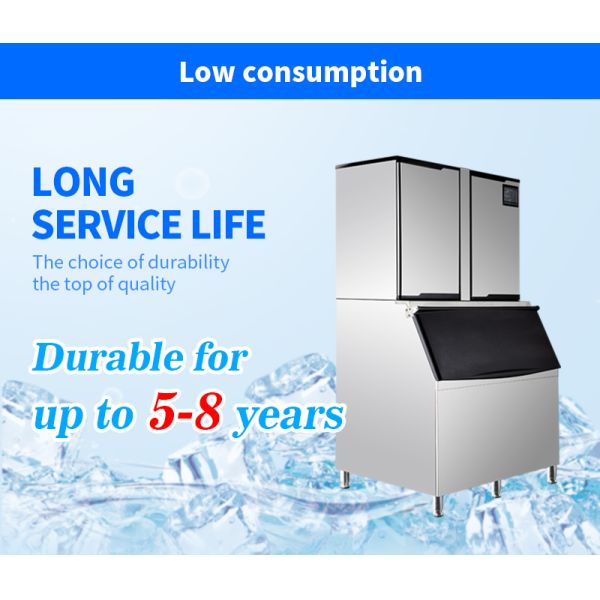 ETERNITY 40Kg/Day Commercial Ice Cube Machine Stainless Steel