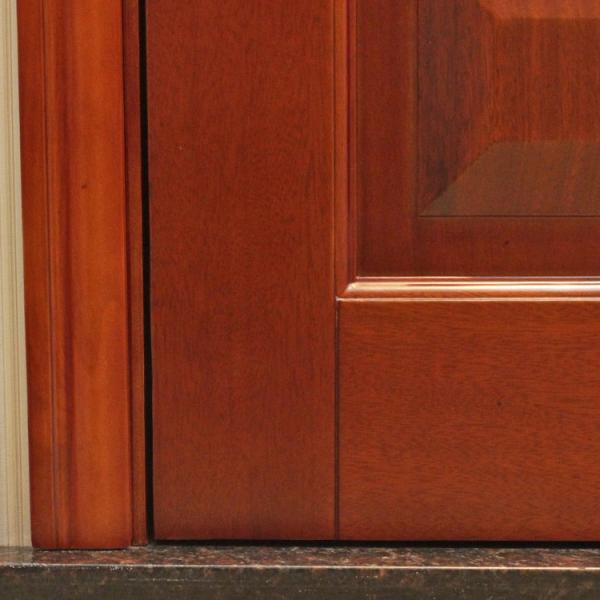PU Painting HDF Soundproof Wooden Door 210cm Height Evniromental  Friendly